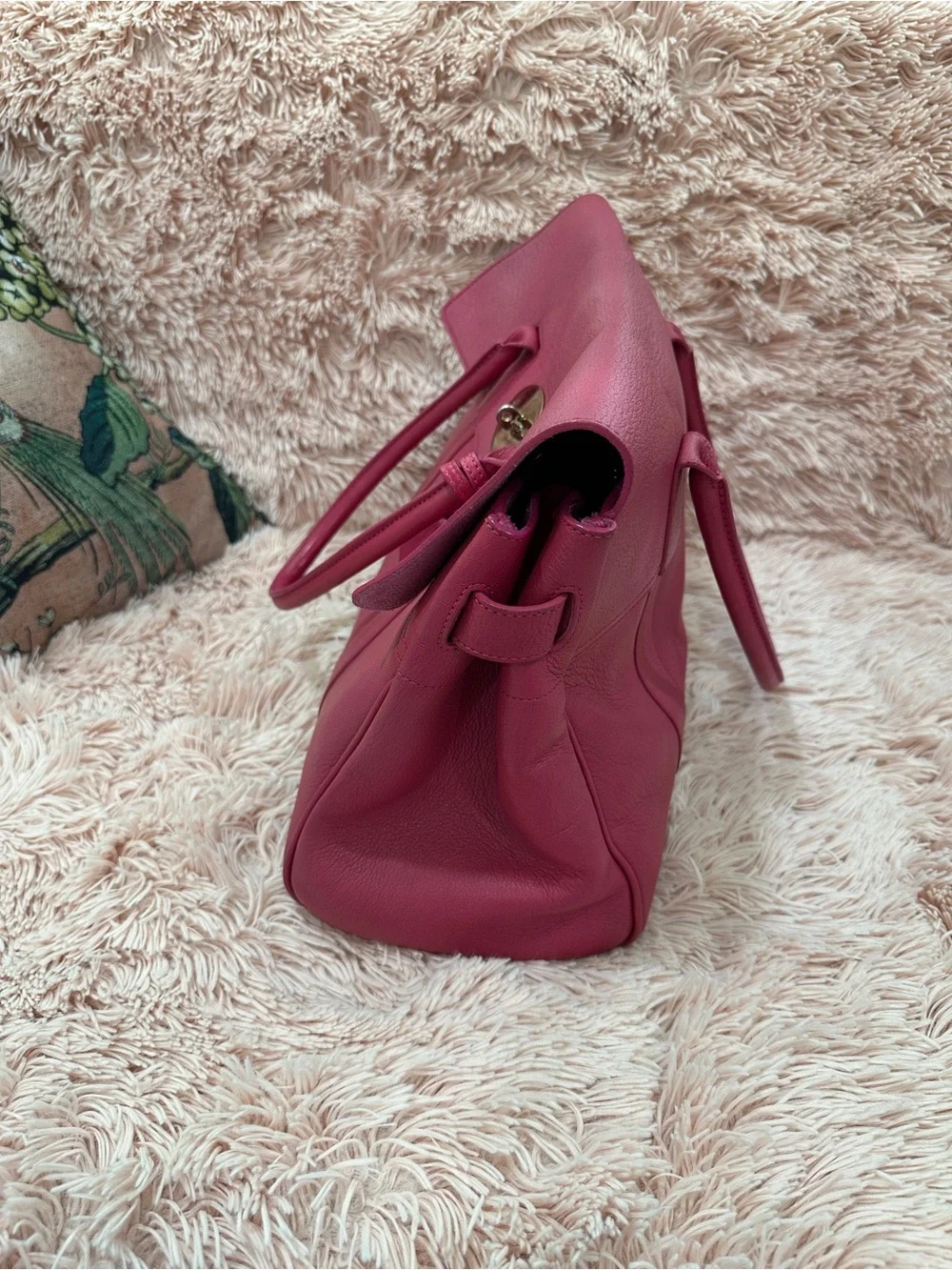 Mulberry structured satchel